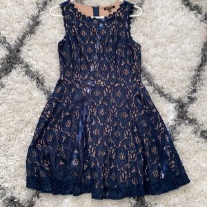 Dark blue dress
